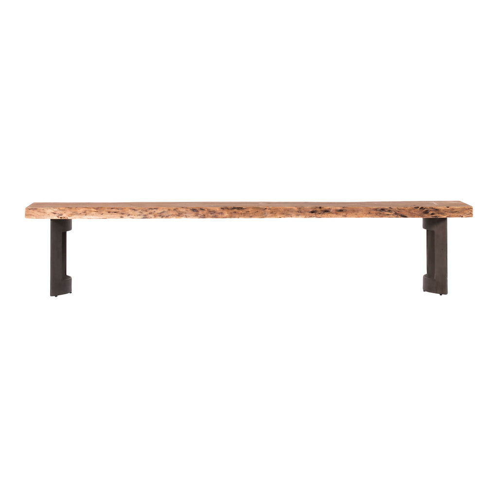 Bent Bench Extra Small Smoked | Moe's Furniture - VE-1038-03-0