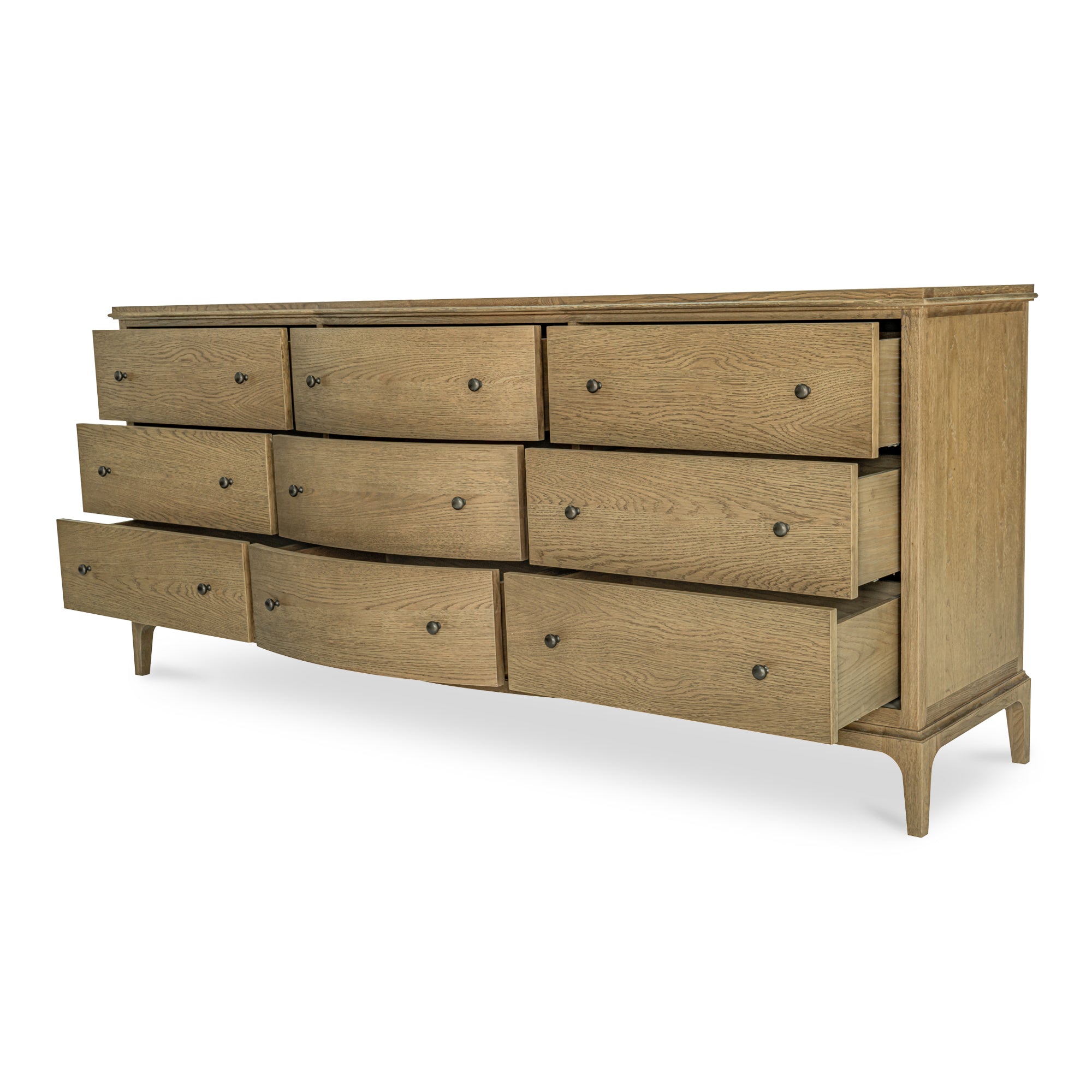 Sadie 9 Drawer Dresser Brown Sadie 9 Drawer Dresser Brown