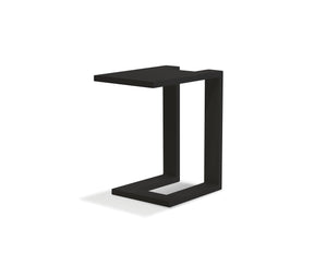 AMBLESIDE End Table Black Aluminum Indoor-Outdoor | Mobital - WEN-AMBL-ALUM-BLACK