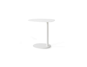 PERCH End Table Matte White Aluminum | Mobital - WEN-PERC-MWHI-