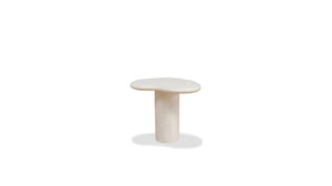 PUDDLE Medium End Table Ivory Tusk MicroSkin Indoor-Outdoor | Mobital - WEN-PUDD-IVTU-MEDIU
