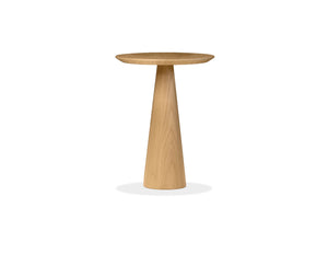 TOWER Tall End Table White Oak Veneer | Mobital - WEN-TOWE-WOAK-LARGE