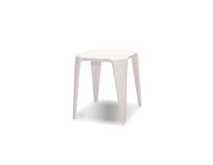 YATTA End Table White Polypropylene Indoor-Outdoor | Mobital - WEN-YATT-WHIT-