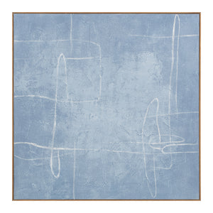 Notion Framed Painting Blue | Moe's Home Collection - WP-1335-37