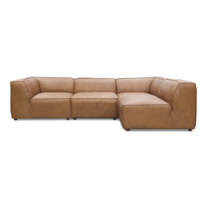Form Signature Modular Sectional Sonoran Tan Leather | Moe's Home Collection - XQ-1004-40