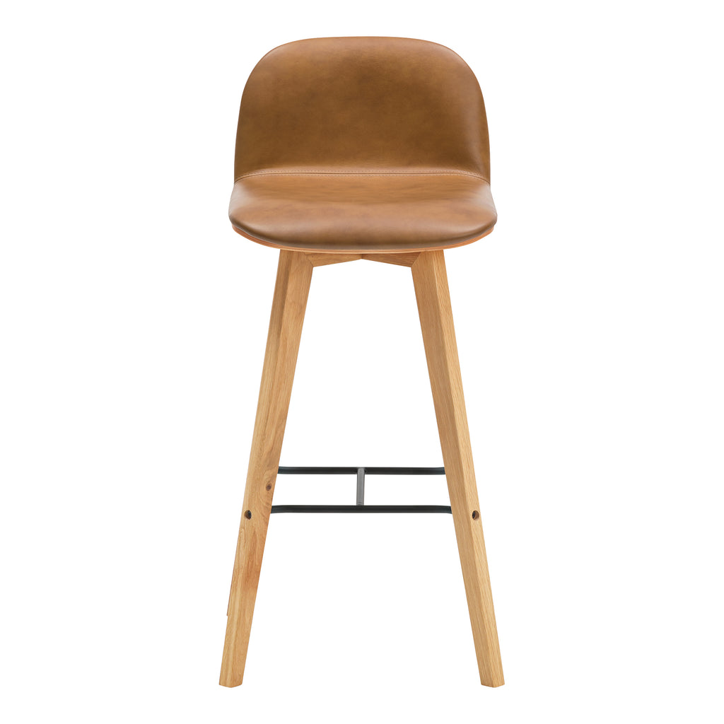 Napoli Leather Barstool Tan | Moe's Furniture - YC-1022-40