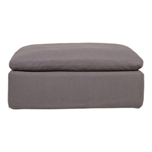 Clay Ottoman Performance Fabric Light Grey | Moe's Home Collection - YJ-1002-29