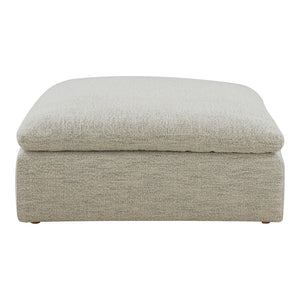 Clay Ottoman Performance Fabric Coastside Sand | Moe's Home Collection - YJ-1002-49
