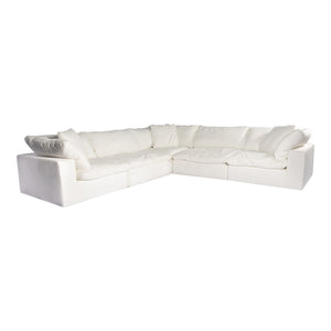 Clay Classic Modular Sectional Performance Fabric White | Moe's Home Collection - YJ-1010-05