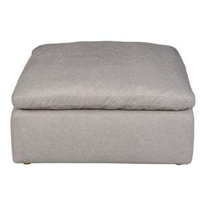 Terra Condo Ottoman Performance Fabric Light Grey | Moe's Home Collection - YJ-1014-29