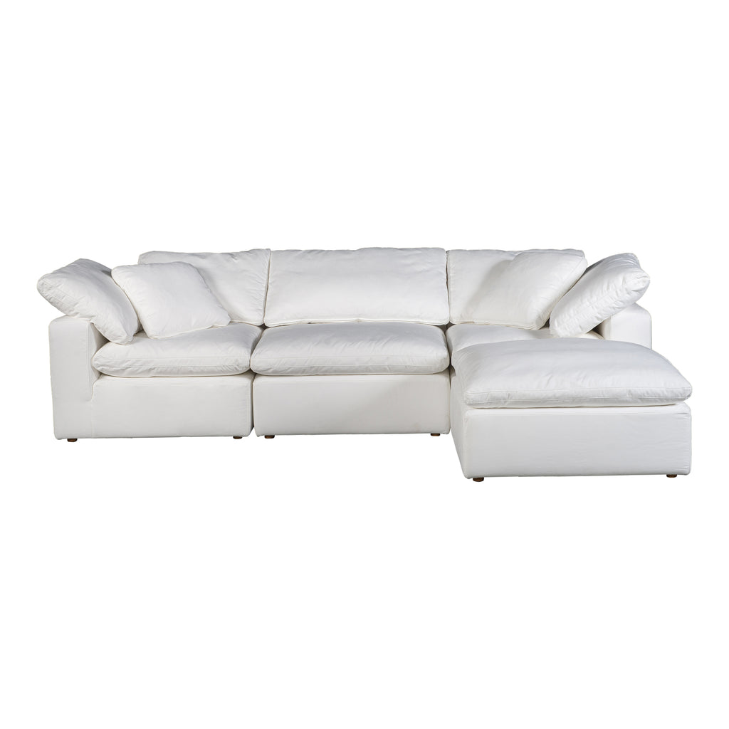 Terra Condo Lounge Modular Sectional Performance Fabric White | Moe's Furniture - YJ-1015-05
