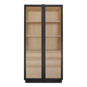 Charlotte Tall Cabinet Black | Moe's Home Collection - YR-1021-37
