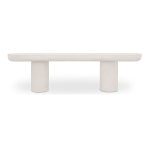 Rocca Bench Cream | Moe's Home Collection - ZT-1037-05-0