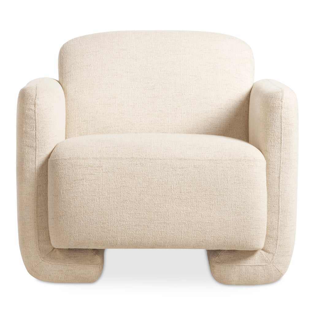 Fallon Accent Chair Flecked Ivory | Moe's Furniture - ZT-1039-05