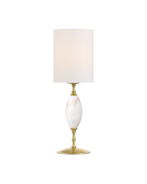 Marche White Cordless Table Lamp | Currey & Co - 6700-0021
