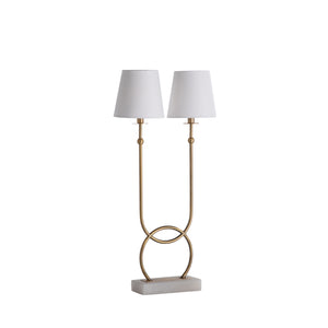 Mayfield Ceramic Antique Brass Table Lamp | Gabriella White - SCH-175091