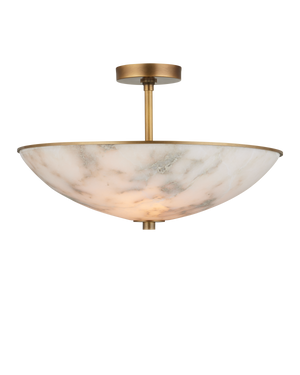 Volterra Medium Semi-Flush Mount | Currey & Co - 9000-1478