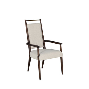 Highland Oak High Back Dining Arm Chair - Dusk | Gabriella White - SCH-175987