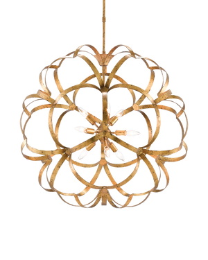 Currey & Co Sappho Gold Orb Chandelier | 9000-0259