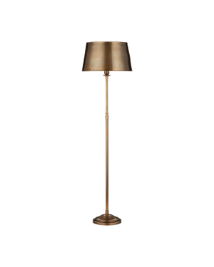 Callum Brass Floor Lamp | Currey & Co - 8000-0191