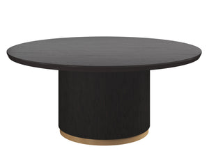Kalla Dining Table - Round - Charcoal - 68" | Sunpan Furniture - 111307