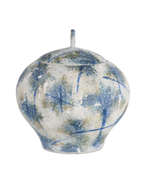 Jackson Blue & White Vase | Currey & Co - 1200-0998