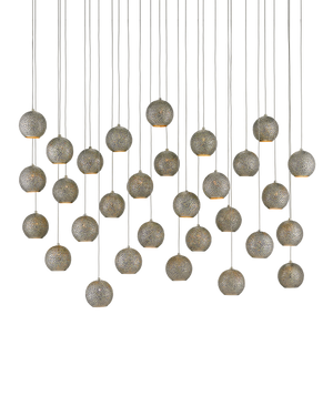 Currey & Co Giro 30-Light Linear Multi-Drop Pendant | 9000-0686