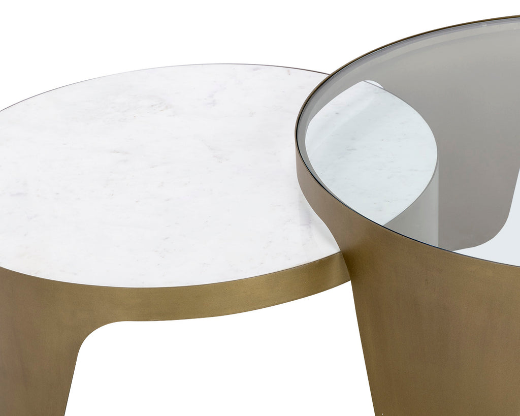 Mysaria Nesting Coffee Tables (Set Of 2) | Sunpan Furniture - 110200