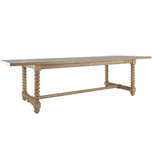 Ferdinand Wood Rectangle Dining Table - 84 in. W x 30 in. H | Gabriella White - SCH-175434