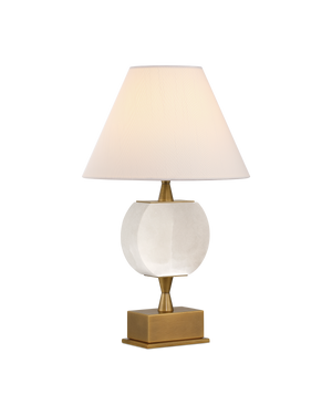 Meandro White Cordless Table Lamp | Currey & Co - 6700-0022