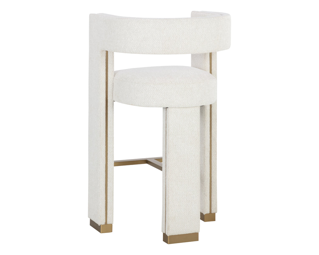 Adamina Barstool - Rhea Light Barley | Sunpan Furniture - 111668