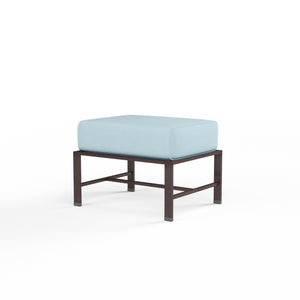 La Jolla Ottoman w/ Sunbrella Fabric - Espresso Finish | Sunset West - SW401-OTT
