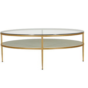Constance Metal Round Coffee Table | Gabriella White - SCH-175789