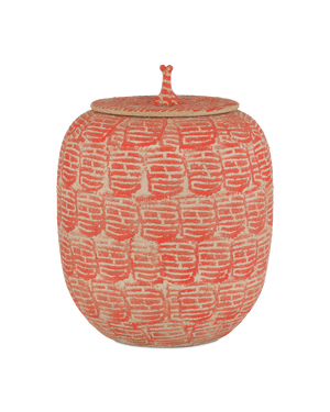 Happiness Red Preserve Jar | Currey & Co - 1200-0979