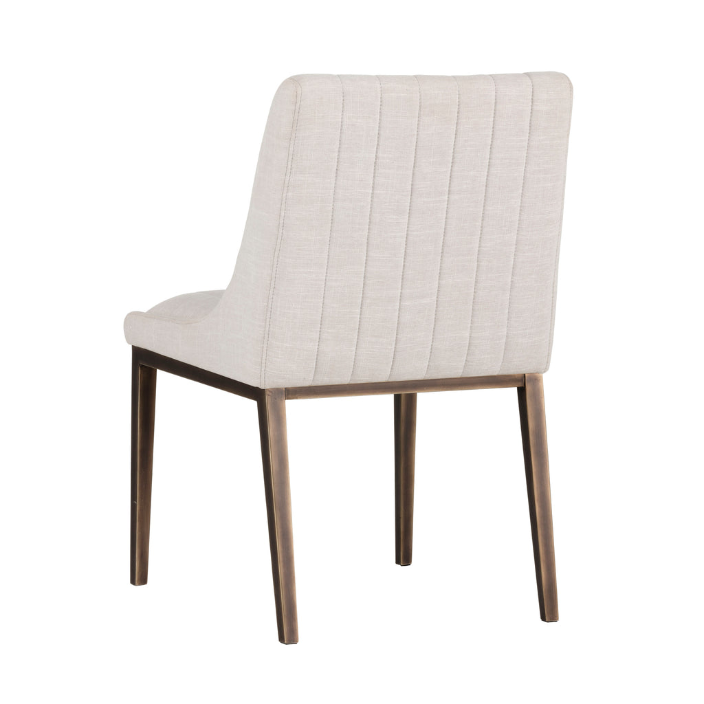 HALDEN DINING CHAIR BEIGE LINEN