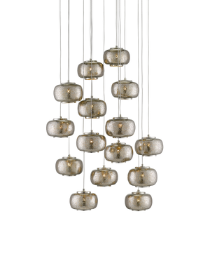 Currey & Co Pepper 15-Light Round Multi-Drop Pendant | 9000-0691
