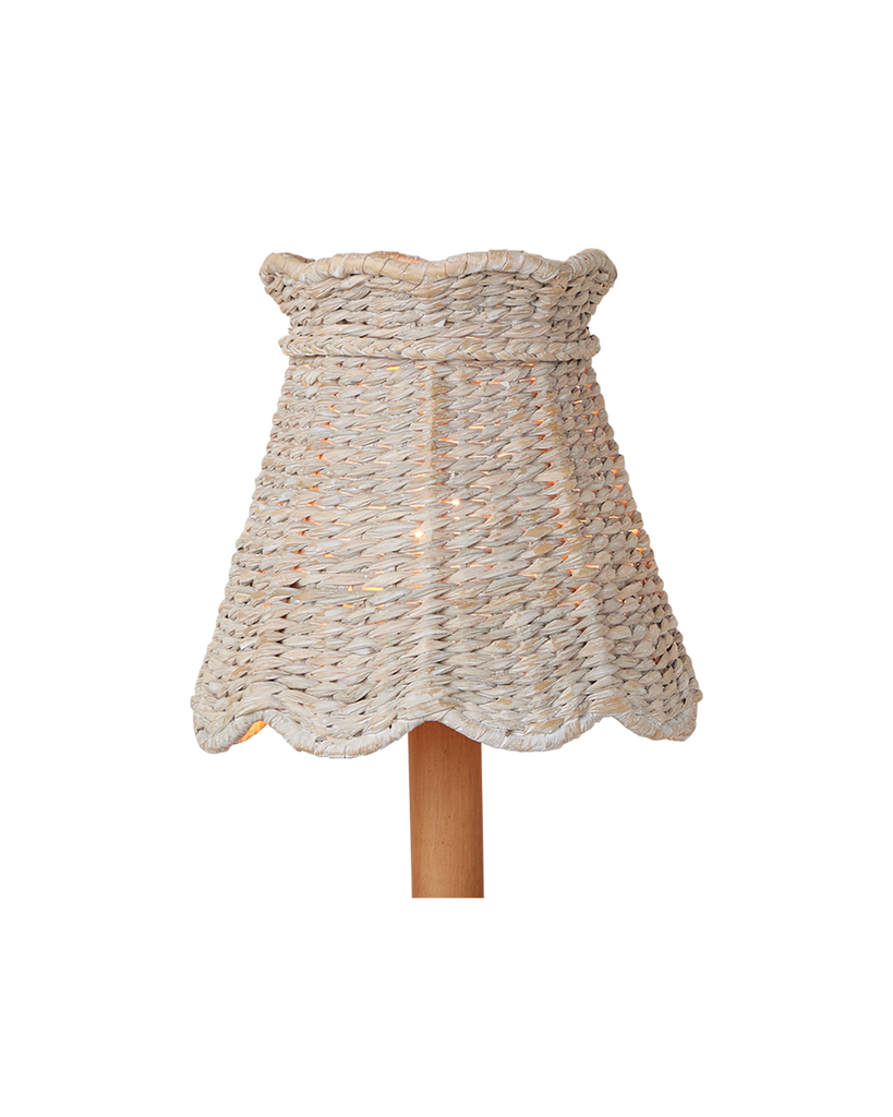 Currey & Co Annabelle Whitewashed Tapered Chandelier Shade | 0900-0036