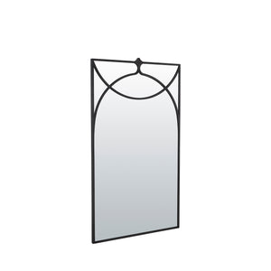Swan Rectangle Vanity Mirror - Black | Gabriella White - SCH-168090