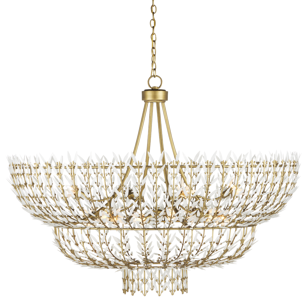 Currey & Company Magnum Opus 56" Large 12-Light Chandelier