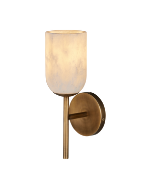 Belmont Brass Wall Sconce | Currey & Co - 5800-0082