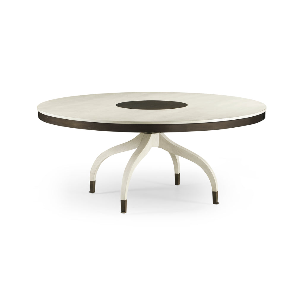 Reimagined Lodestone Round Dining Table | Jonathan Charles - 496034-72D-CWO