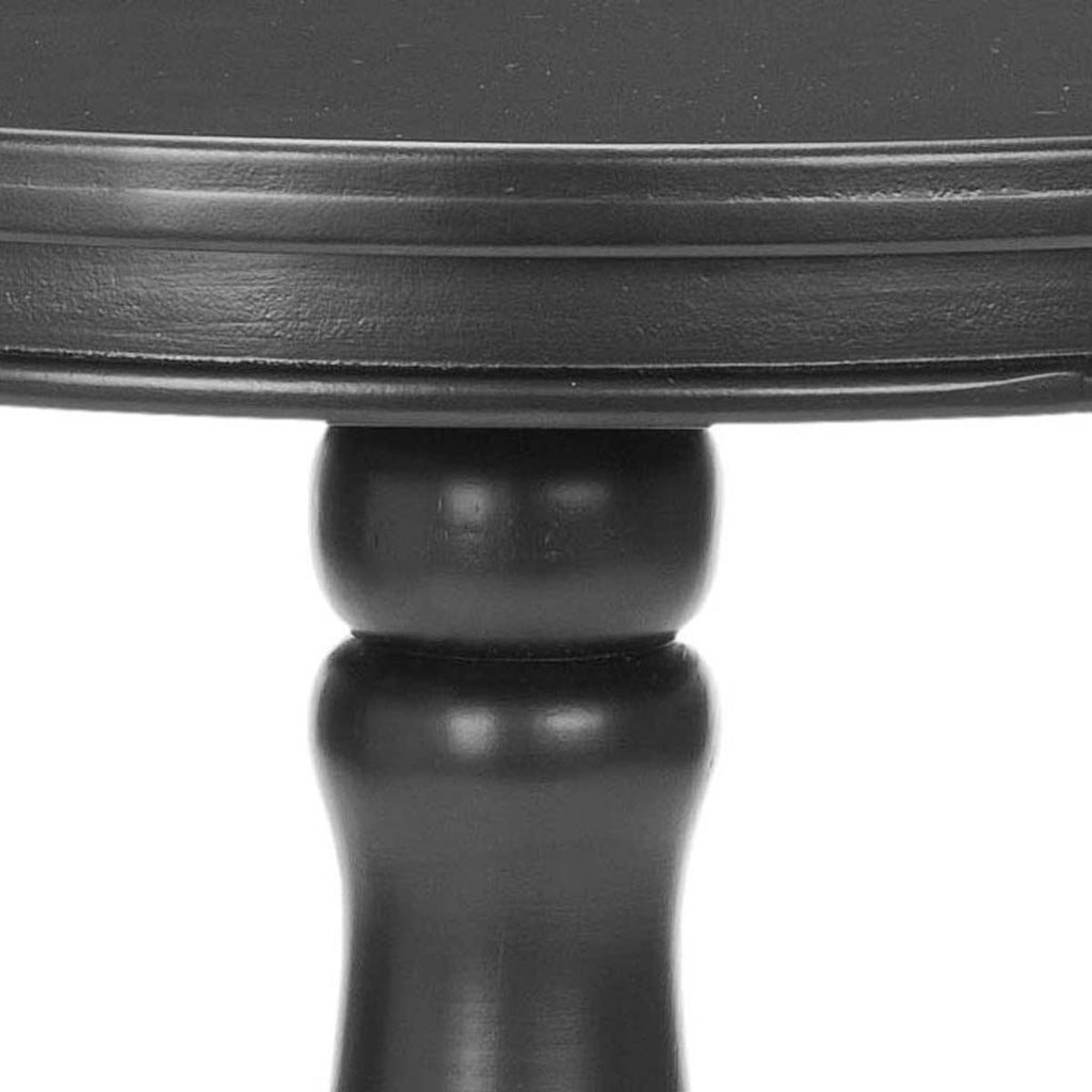 Safavieh Vivienne Round Top Side Table - Black