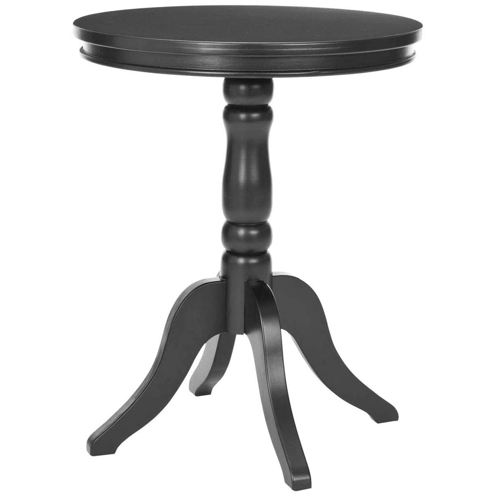 Safavieh Vivienne Round Top Side Table - Black