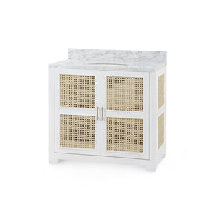 Ariel 2-Door Cabinet with 36" Marble Vanity Top - Vanilla | Villa & House - ARL-21536-09-TB