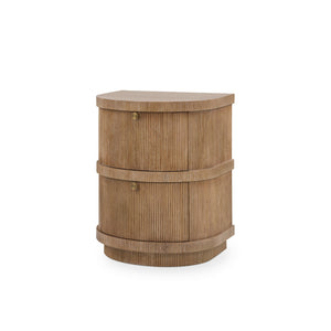 Atlas 2-Drawer Side Table - Soft Glow Oak | Villa & House - ATL-120-8980-884