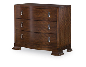 Frasier Serpentine Nightstand - Brunette | Century Furniture - B1H-223