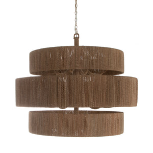Ellington Natural Seagrass Chandelier | Gabriella White - SCH-175462