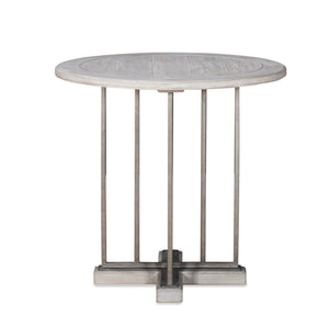 Jacob Side Table - White Rustic | Century Furniture - B2W-616