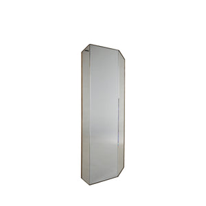 Lacy Octagonal Accent Mirror - Brushed Champagne | Gabriella White - SCH-168085