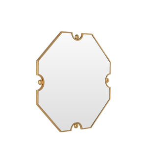 Monet Octagonal Accent Mirror - Antique Brass, 34 in. H x 34 in. | Gabriella White - SCH-175581